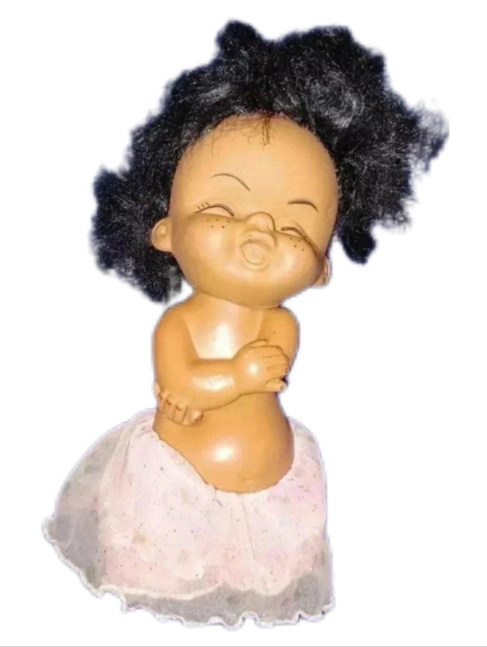 Vintage Rubber Doll Hula Hawaiian Tan Doll